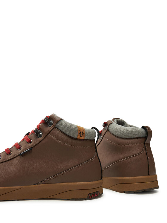 Saola Saola Сникърси Bergen waterproof Warm SAO2118 Кафяв