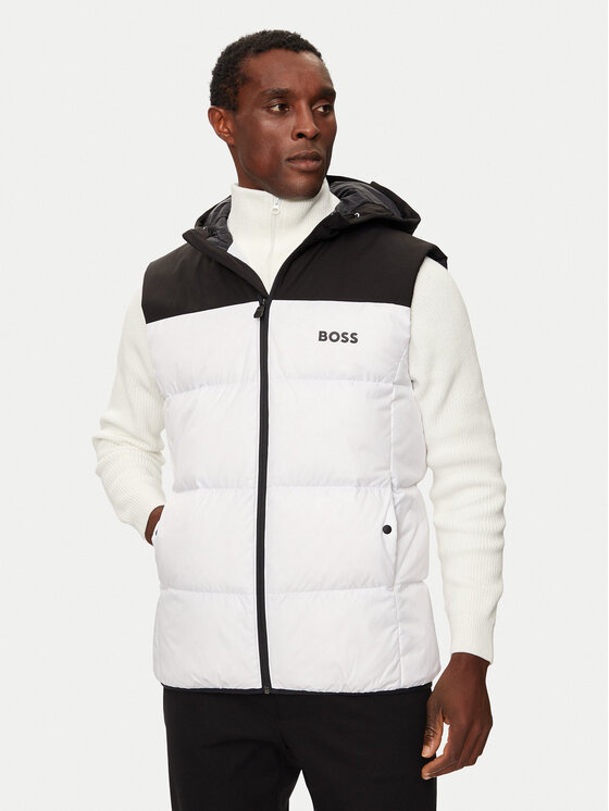 BOSS BOSS Sportski prsluk V_Hamar 2 50522646 Bijela Regular Fit