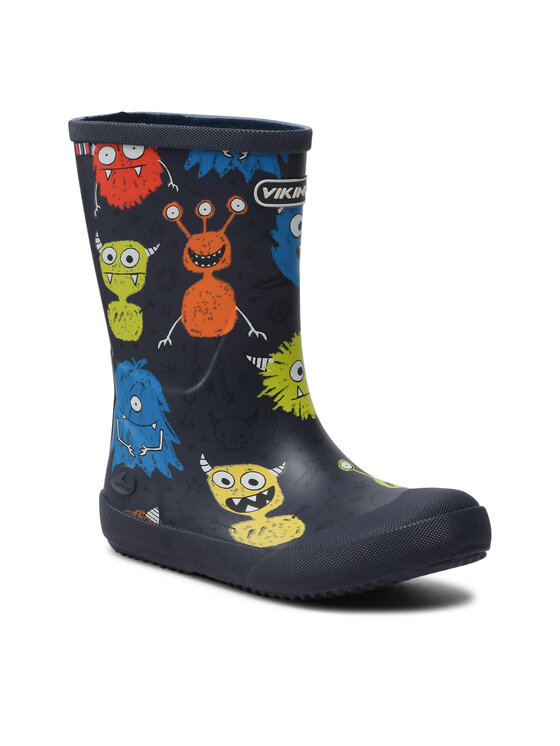 Viking Viking Cizme de cauciuc Indie Print 1-60120-550 Bleumarin