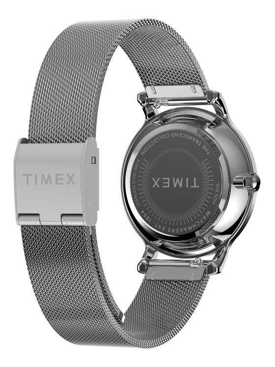Timex Timex Zegarek TW2W79000 Srebrny