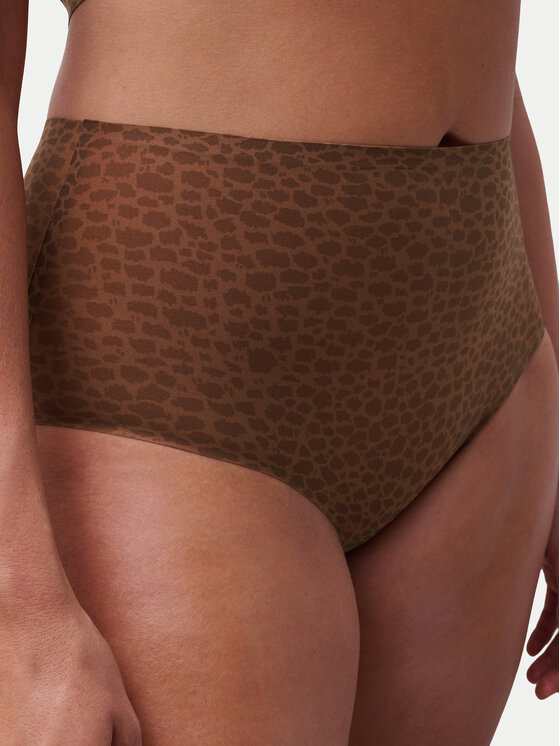 Chantelle Chantelle Klasikinės kelnaitės aukštu juosmeniu Soft Stretch C11D70 Ruda