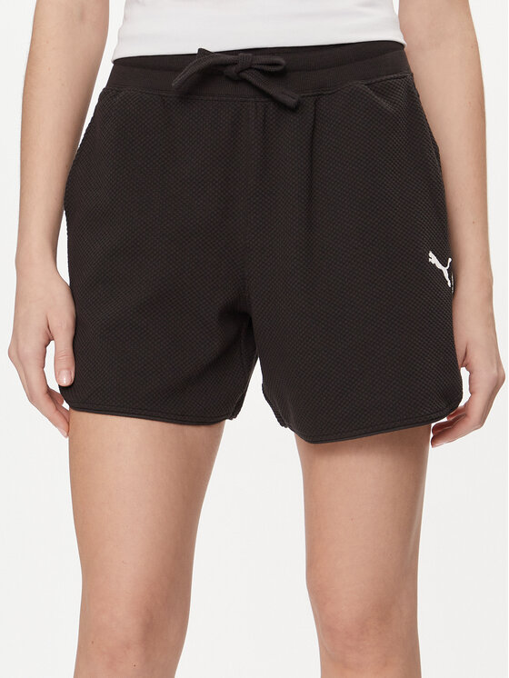 Puma Športové kraťasy HER 678701 Čierna Regular Fit