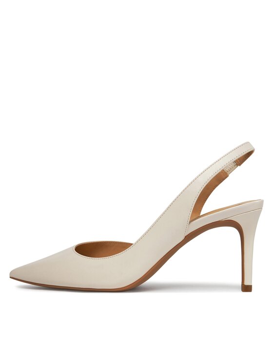 MICHAEL Michael Kors MICHAEL Michael Kors Szpilki Alina Flex Sling Pump 40R4HNMP1L Écru