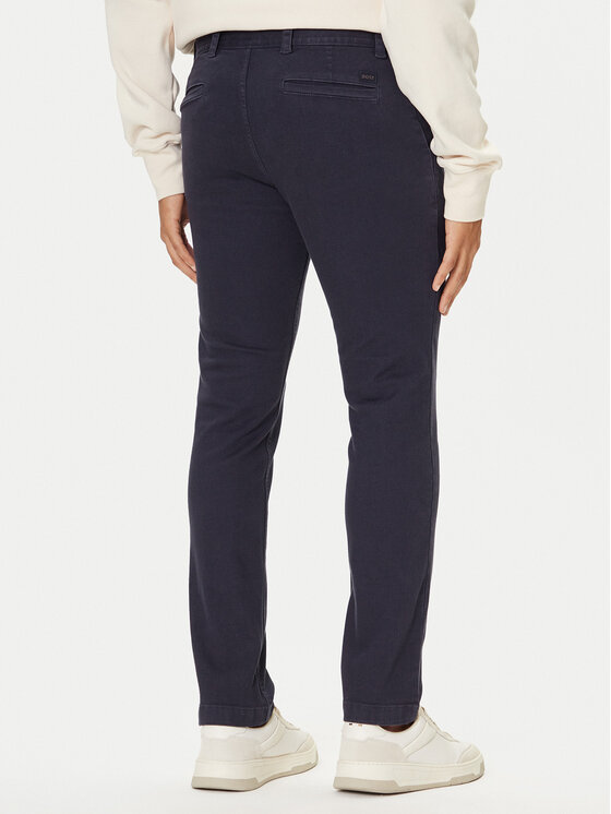 BOSS BOSS Chino nohavice 50547865 Tmavomodrá Slim Fit