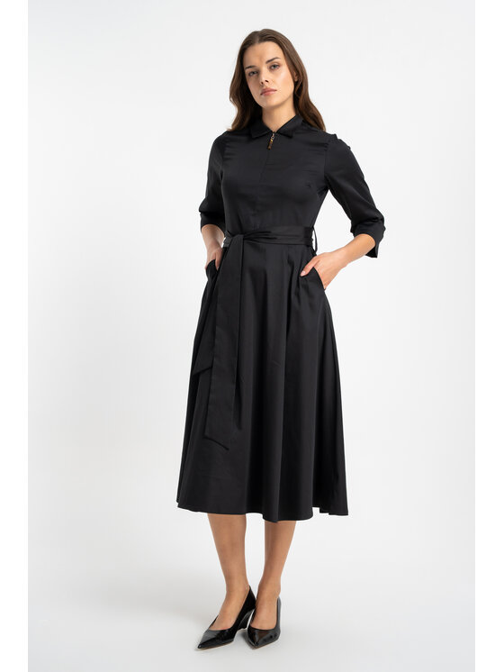 CLICK CLICK Sukienka codzienna 60-6038 Czarny Regular Fit
