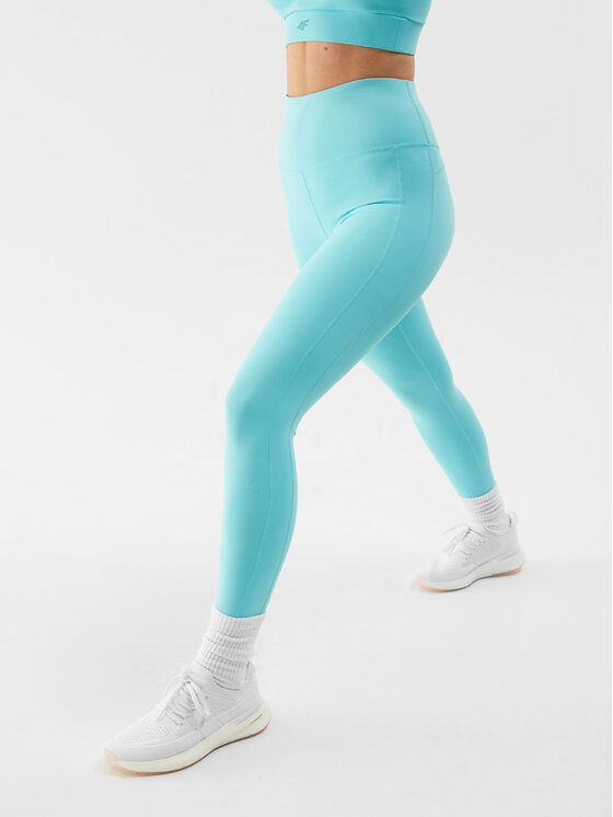 4F 4F Legíny 4FWSS24TFTIF232 Modrá Slim Fit