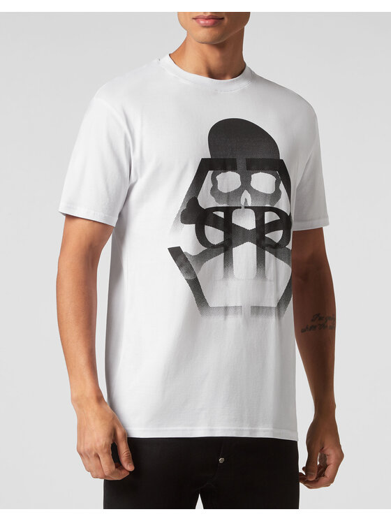 PHILIPP PLEIN PHILIPP PLEIN T-shirt 925 Bianco Regular Fit