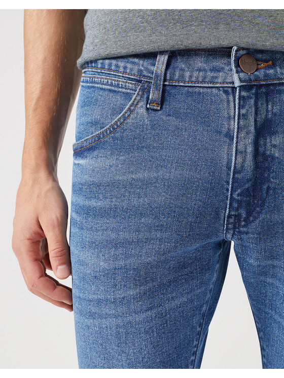 Wrangler Wrangler Jeansy BRYSON Niebieski Slim Fit
