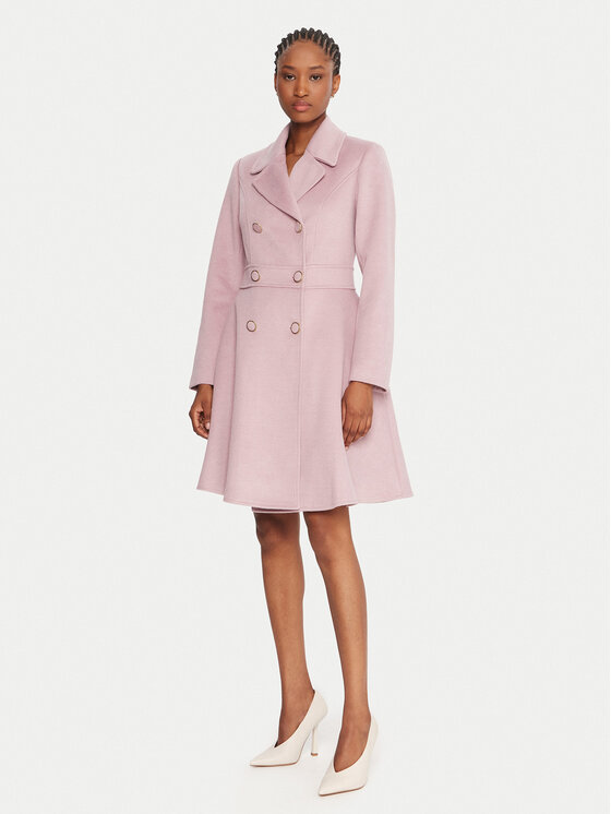 Rinascimento Rinascimento Übergangsmantel CFC0125851003 Rosa Slim Fit