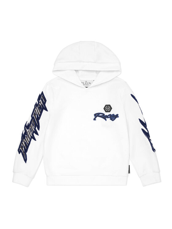 PHILIPP PLEIN PHILIPP PLEIN Bluza 28215 Biały Regular Fit