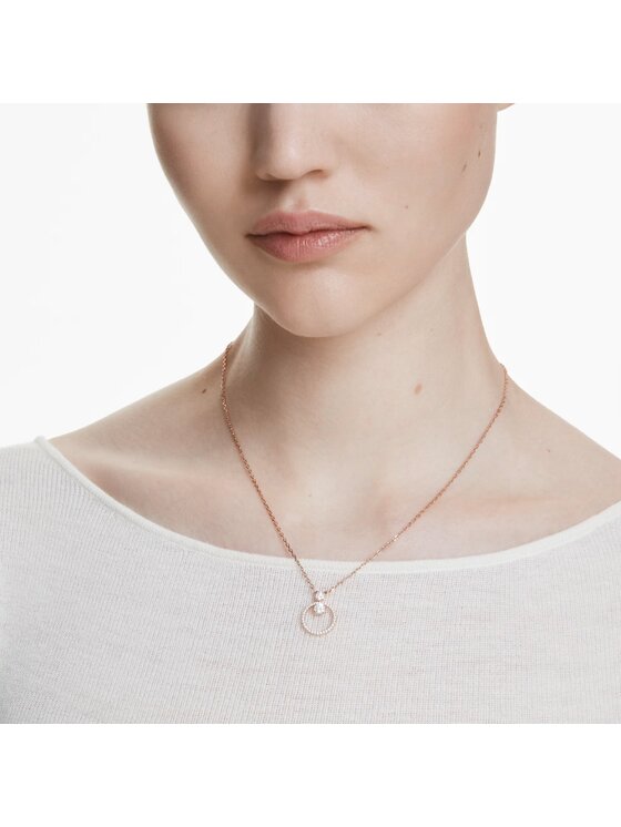 Swarovski Swarovski Naszyjnik Constella 5692266 Różowe złoto