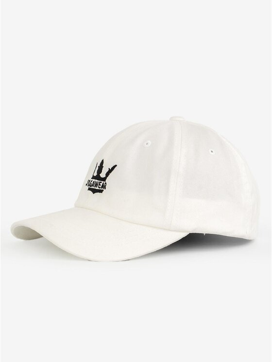 Jigga Wear Jigga Wear Czapka z daszkiem Czapka Z Daszkiem Baseball Biała / Czarna Jigga Wear Crown Haft uni Biały