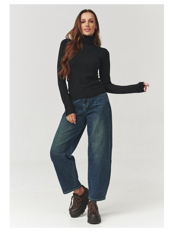 Makadamia Makadamia Golf C11 Czarny Tailored Fit