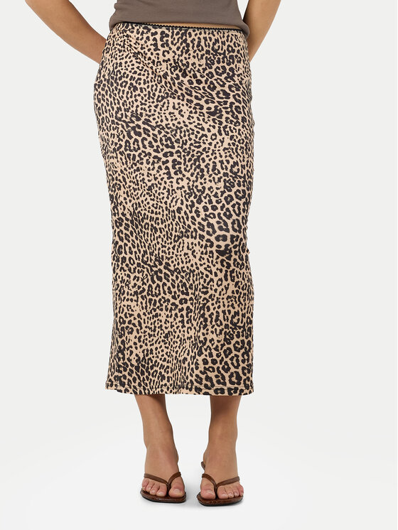 Noisy May Noisy May Midi szoknya Avery 27034322 Barna Slim Fit
