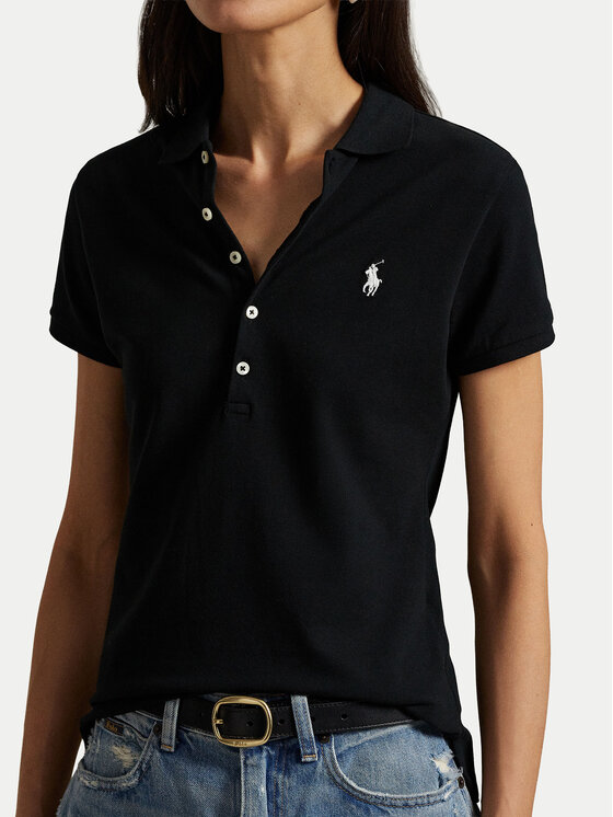 Polo Ralph Lauren Polo Ralph Lauren Polo marškinėliai 211870245005 Juoda Slim Fit