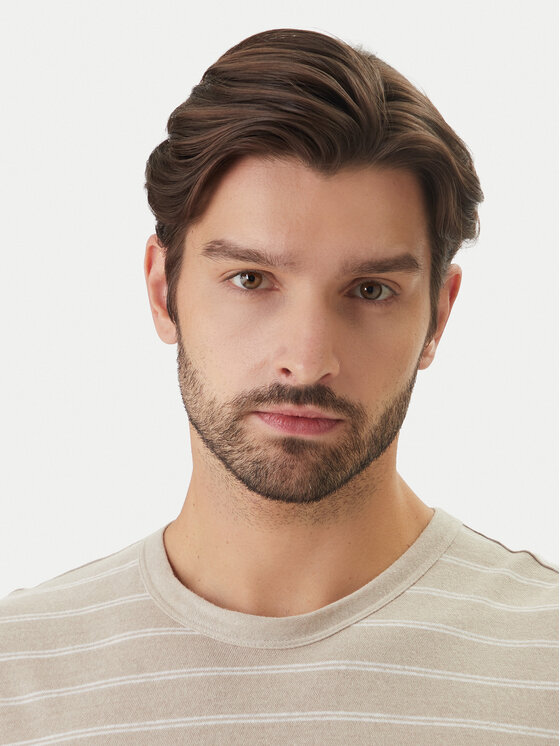 BOSS BOSS T-Shirt H-Taut 235 50559166 Beżowy Regular Fit