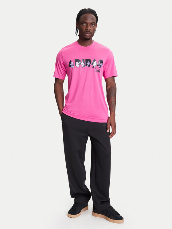 adidas adidas Тишърт Jeremy Scott JL7619 Розов Regular Fit
