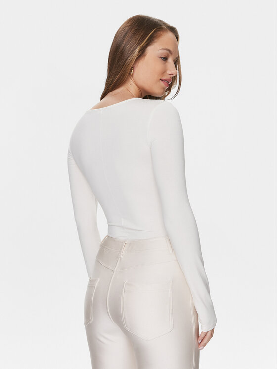 Guess Guess Bodijs Corset W4RP24 K68D2 Écru Slim Fit