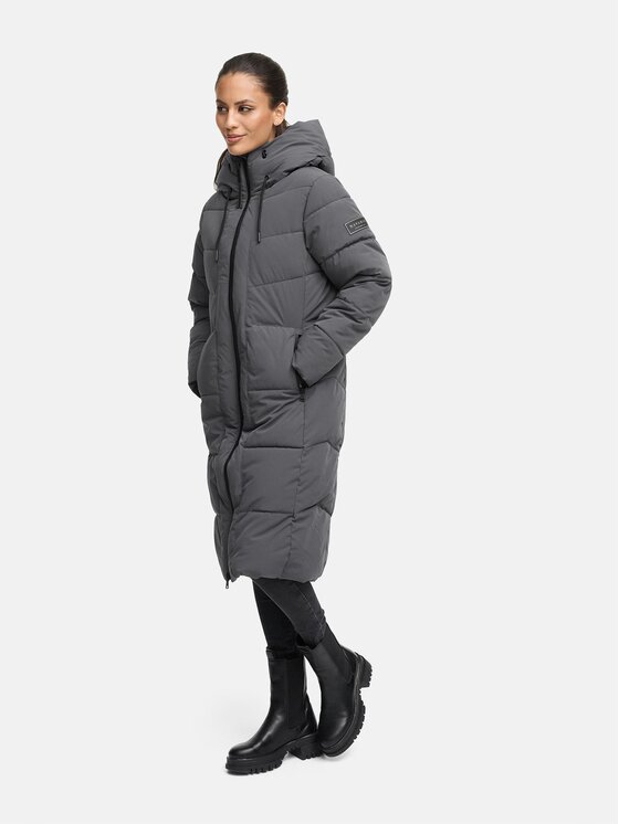 Navahoo Navahoo Kurtka zimowa Schokokuss Szary Regular Fit
