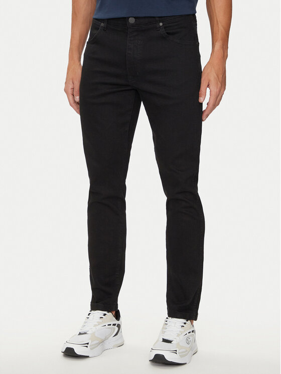 Wrangler Wrangler Τζιν Larston 112356815 Μαύρο Slim Fit