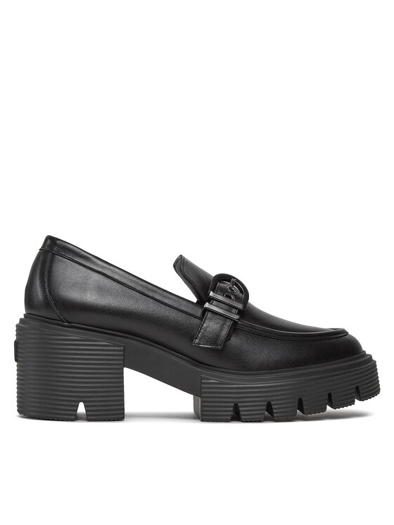 Stuart Weitzman Nizki čevlji Maverick Soho Loafer SF624 Črna