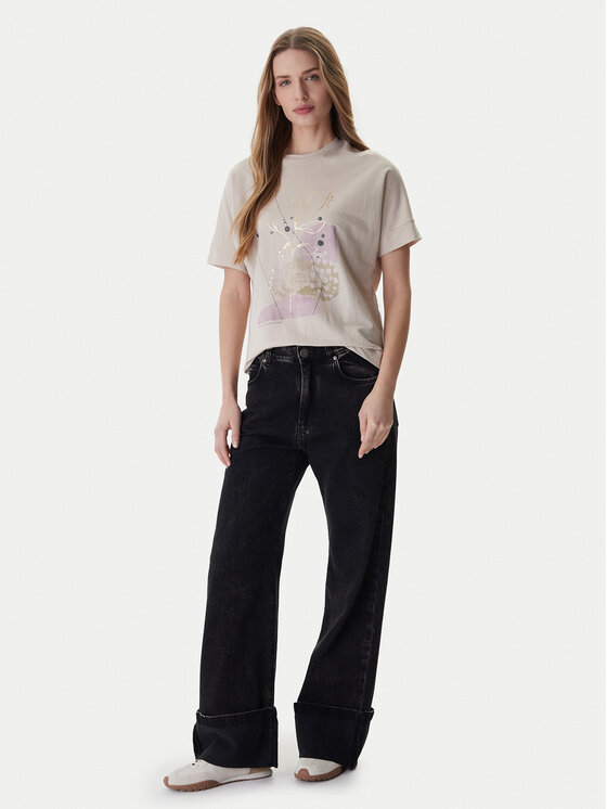 ONLY ONLY T-krekls Jany 15356044 Pelēks Regular Fit