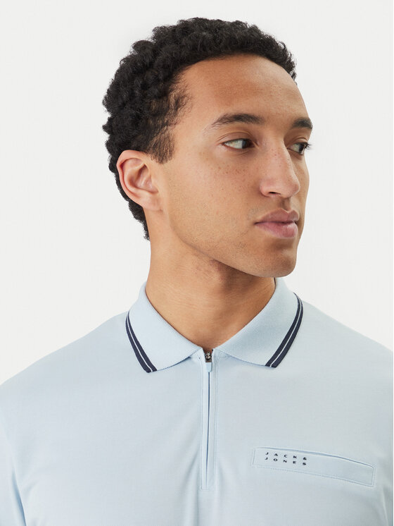Jack & Jones Jack & Jones Polo Fusion 12289953 Celeste Regular Fit