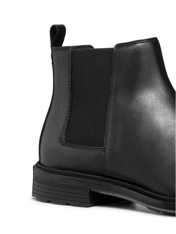 Geox Geox Jātnieku stila puszābaki Walk Pleasure U567KA-00043 C9999 Melns
