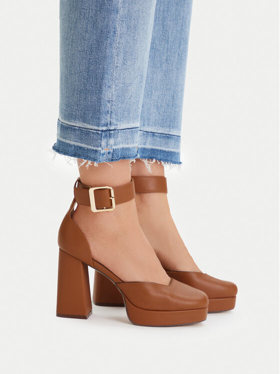 DeeZee DeeZee Tacones CEO-CD25-178-1 Pruun