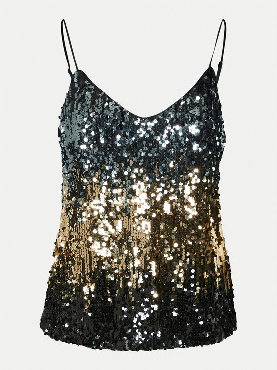 Vero Moda Vero Moda Τοπ Ria 10317314 Μαύρο Regular Fit