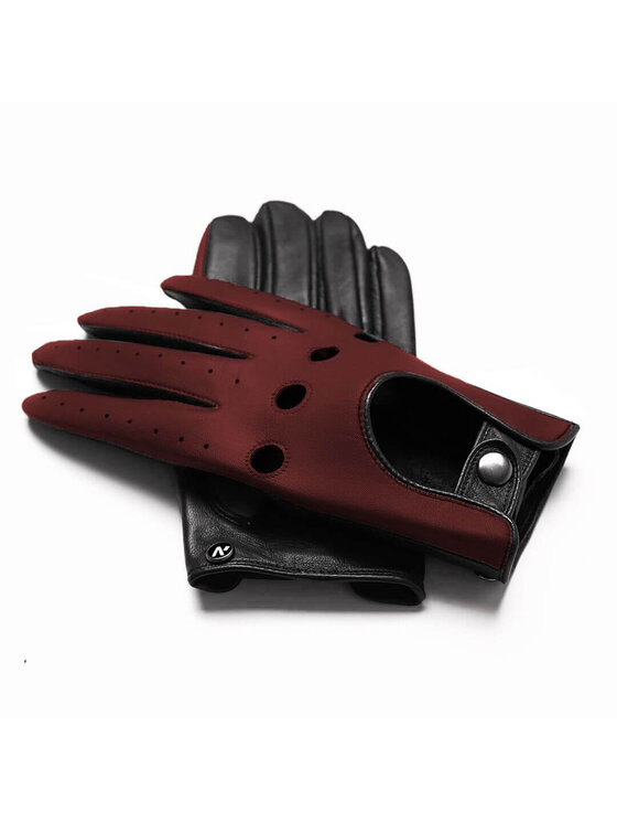 Rękawiczki Męskie napo gloves, Bordowe, napoDRIVE (Czarne/Bordowe) L