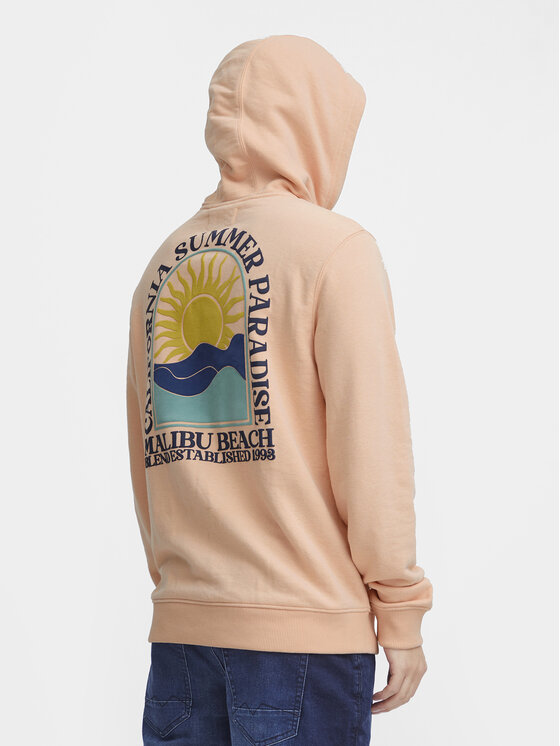 Blend Blend Суитшърт 20716521 Оранжев Regular Fit