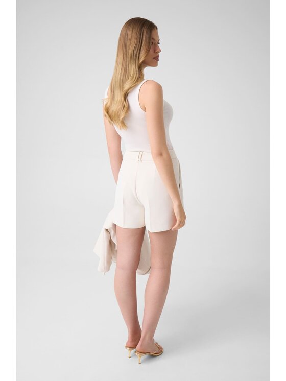Guess Guess Szorty materiałowe 183631 Kremowy Short Fit