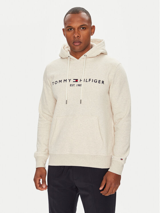 Tommy Hilfiger Tommy Hilfiger Bluză Logo MW0MW11599 Bej Regular Fit