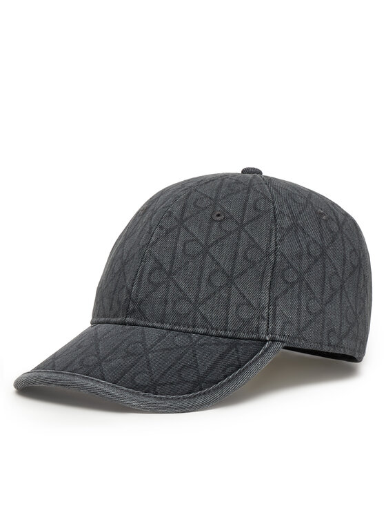 Calvin Klein Calvin Klein Czapka z daszkiem Denim Emblem Burnout LV04D5048G Szary