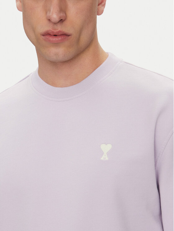 AMI PARIS Sweatshirt HSW060.730 Violett Regular Fit | Modivo.de
