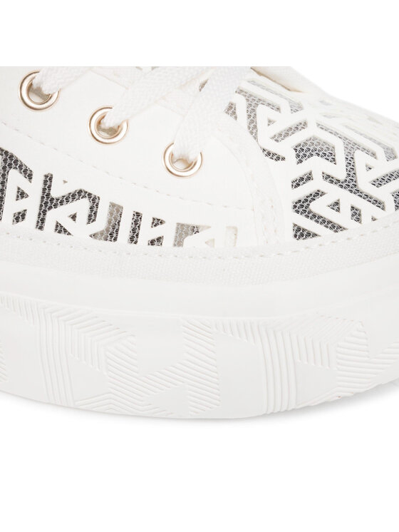 Tommy Hilfiger Sneakersy Monogram Flatform Sneaker FW0FW04698 B l