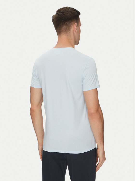 Lacoste Lacoste Tričko TH6709 Modrá Regular Fit