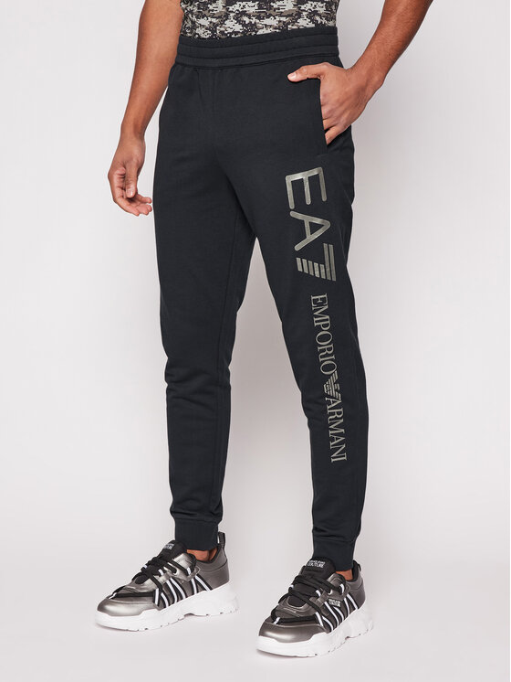 EA7 Emporio Armani Spodnji del trenirke 8NPPC3 PJ05Z 0579 Mornarsko modra Slim Fit
