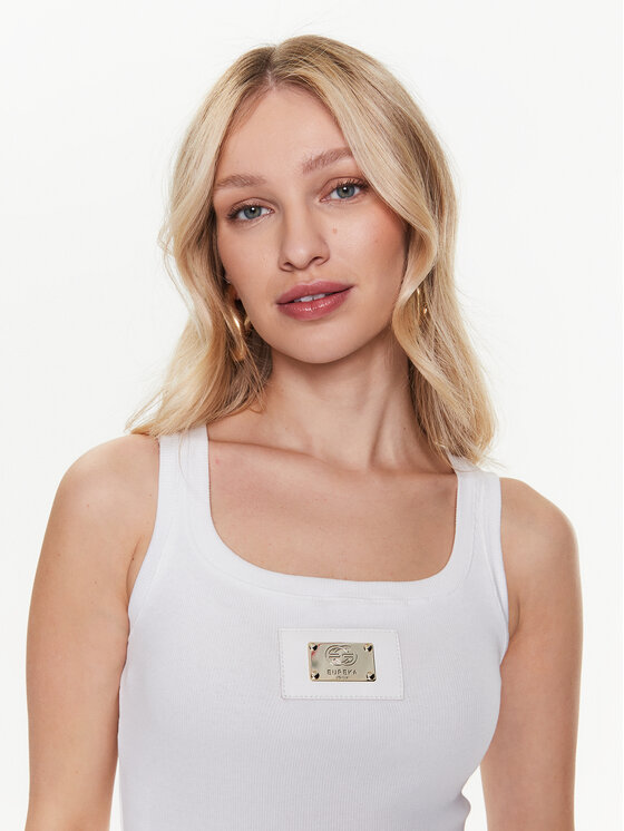 Top S_ER0572 Bianco Slim Fit