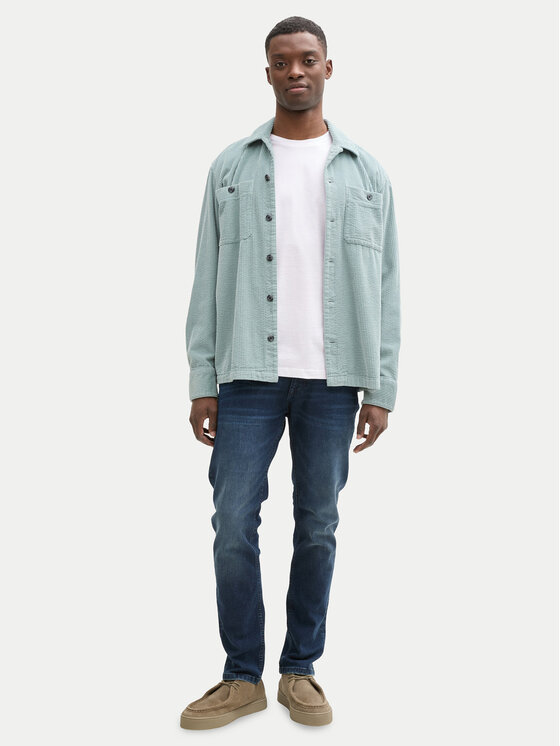 Tom Tailor Denim Tom Tailor Denim Тишърт 1043491 Бял Regular Fit