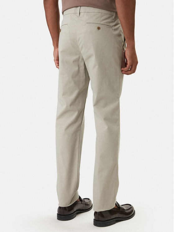 Calvin Klein Calvin Klein Chinosy LV04LD613G Beżowy Slim Fit