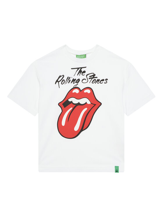 United Colors Of Benetton T-Shirt 3I1XC10NV Biały Relaxed Fit