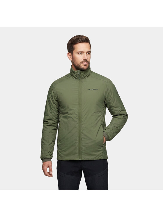 Alpinus Alpinus Kurtka przejściowa Wanaka Zielony Regular Fit