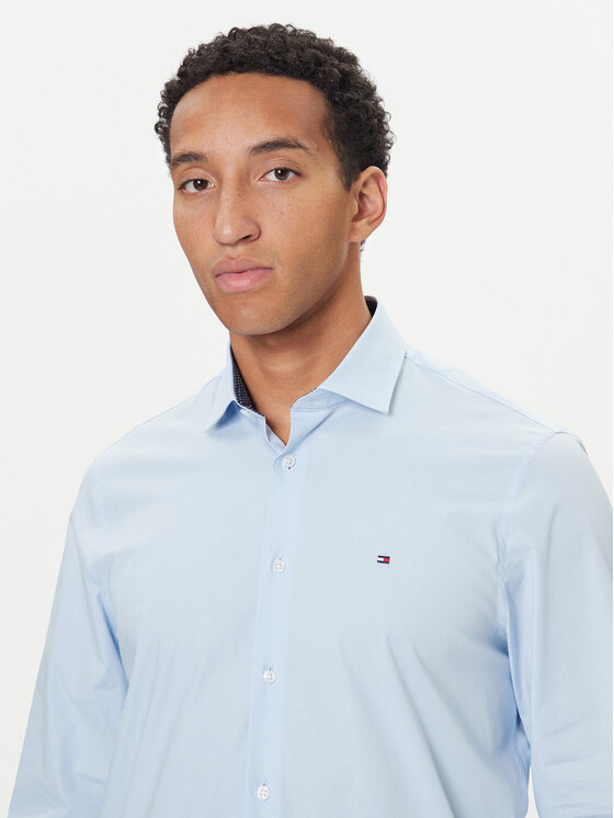 Tommy Hilfiger Tommy Hilfiger Košulja MW0MW40524 Svijetloplava Slim Fit
