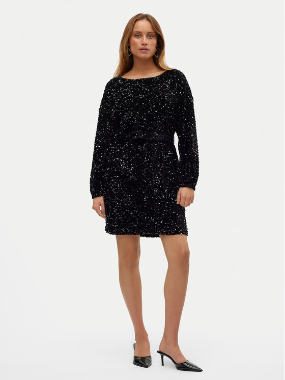 Vero Moda Vero Moda Kokteilikleit Bella 10317046 Must Regular Fit