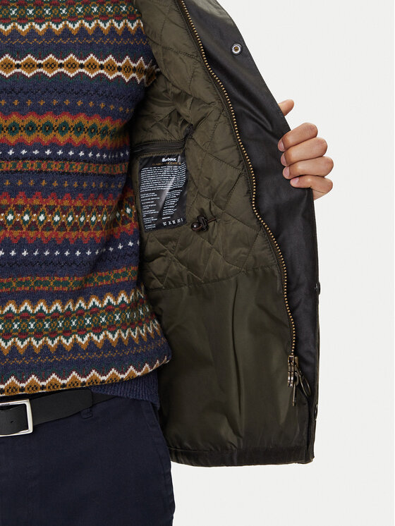 Barbour Barbour Übergangsjacke Sapper MWX0020OL71 Khakifarben Regular Fit