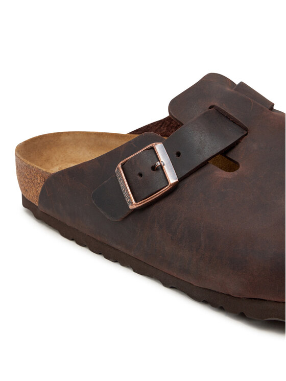Birkenstock Birkenstock Klapki Boston 159711 Brązowy