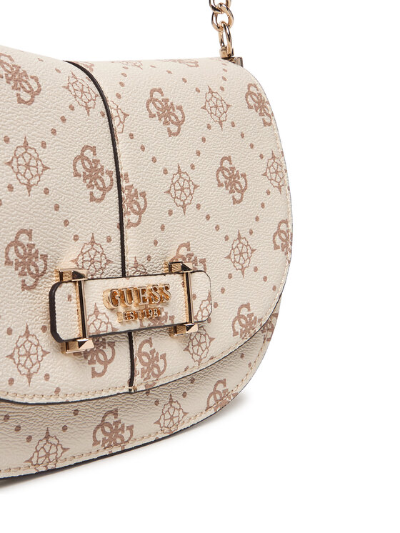 Guess Guess Ročna torba Carrie Logo HWGP98 98200 Écru