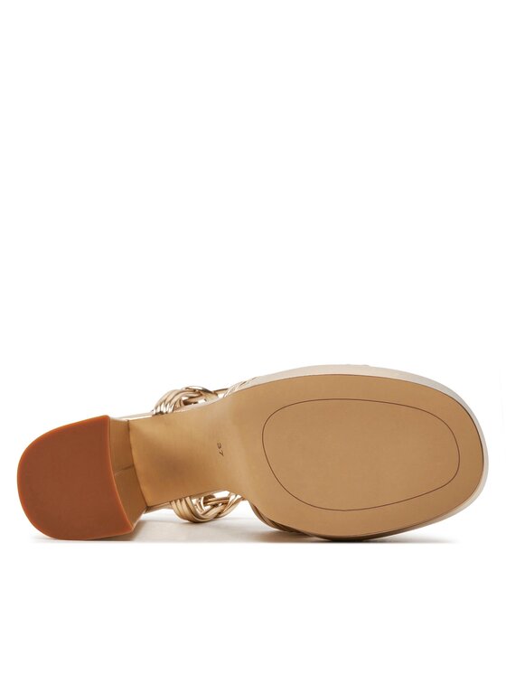 TWINSET TWINSET Sandalen 241TCT072 Goldfarben